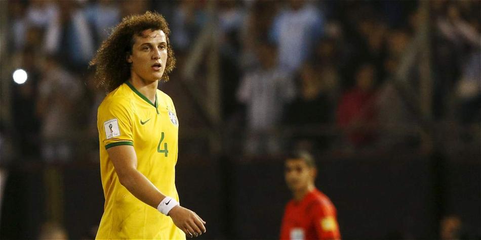 David Luiz fue expulsado en el tramo final del partido contra Argentina.