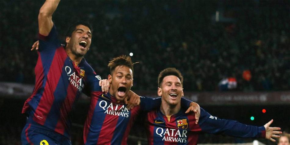 Messi, Suárez y Neymar
