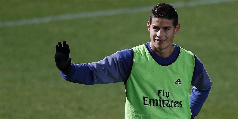 James no jugó en la final del Mundial de Clubes, contra Kashima.