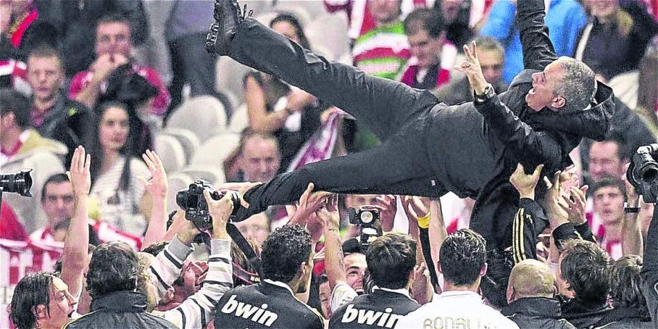 José Mourinho duró dos temporadas en el Real Madrid.