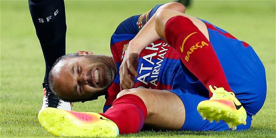Andrés Iniesta, volante y capitán del equipo 'culé'.