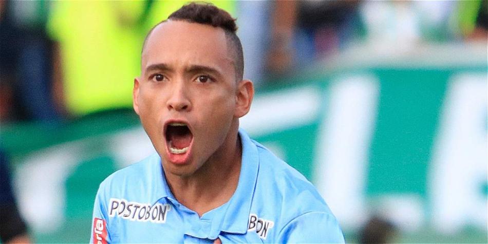 Jarlan Barrera, volante del Junior de Barranquilla.