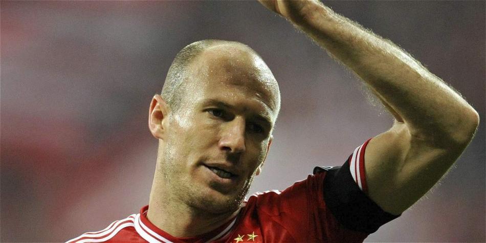 Arjen Robben, delantero del Bayern Múnich.