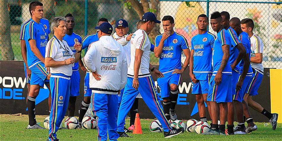 La Selección Colombia Sub 23 se entrena en Barranquilla para el repechaje. Carlos Capella/EL TIEMPO