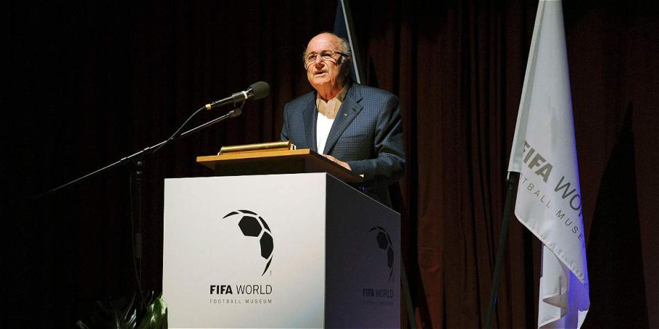 Blatter, presidente de la Fifa.