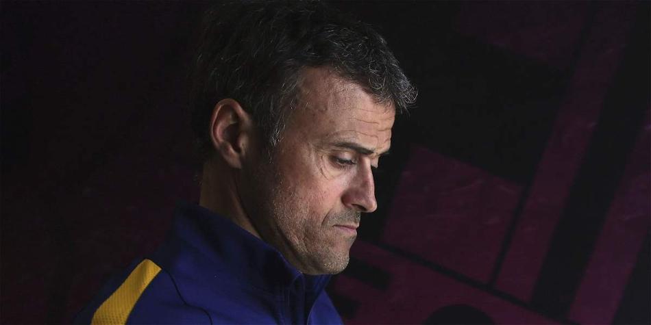 Luis Enrique, entrenador del Barcelona.