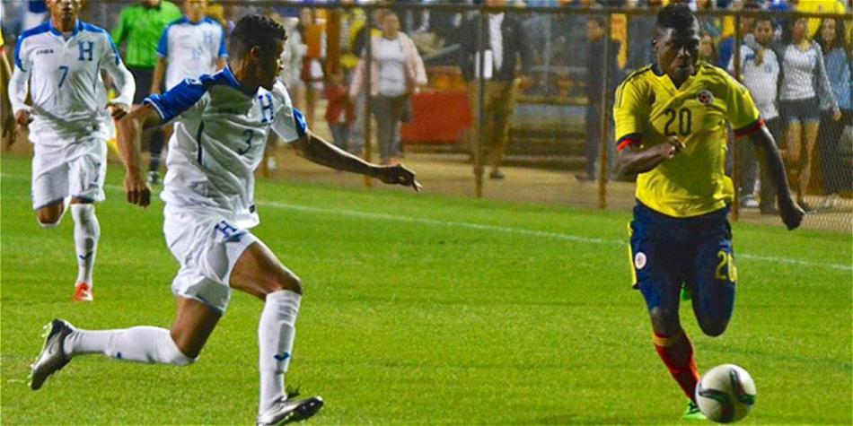 La Selección Colombia Sub-23 empató 2-2 con Honduras.