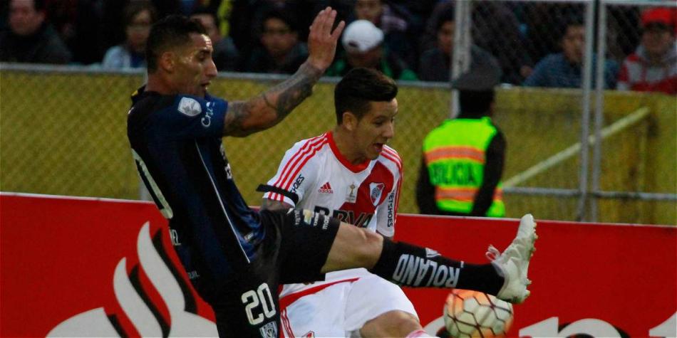 River es el actual campeón de la Libertadoresy deberá vencer a Independiente del Valle en el Monumental.