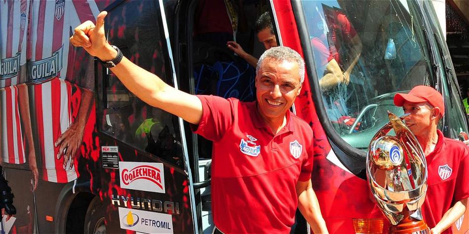 Alexis Mendoza, entrenador del Junior de Barranquilla.