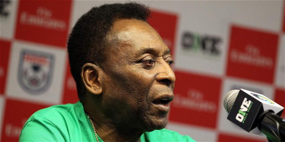 Pelé, exjugador brasileño. Consideradon uno de los mejores de la historia del balompié.