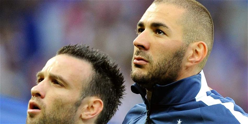 Valbuena y Benzema, durante un partido con Francia. Archivo EL TIEMPO