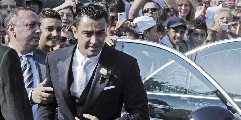 Xavi Hernández, volante de Al-Sadd, de la Liga de Catar.