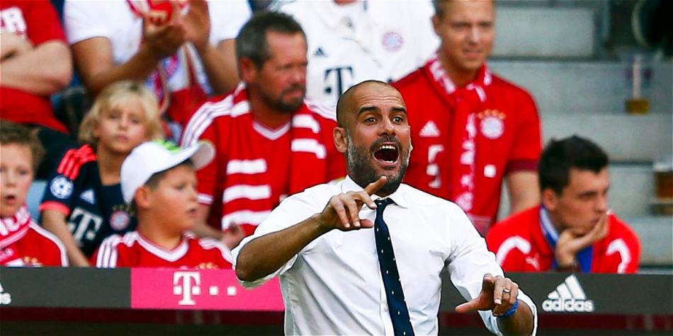 Guardiola, DT español.