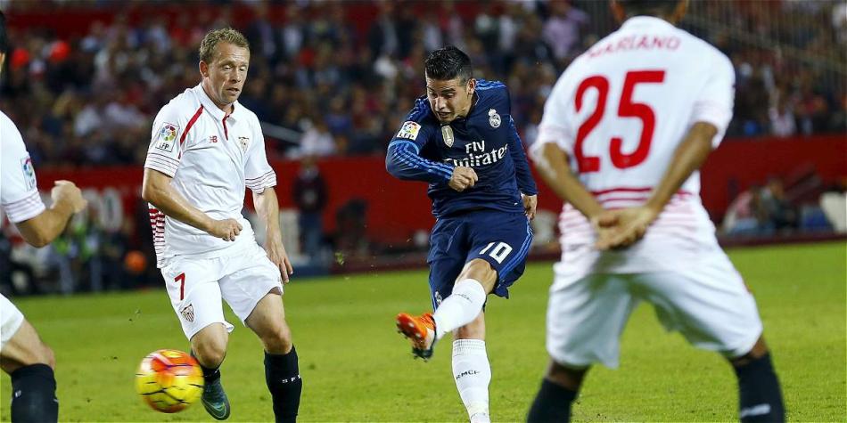 James suma tres goles esta temporada en la Liga Bbva.