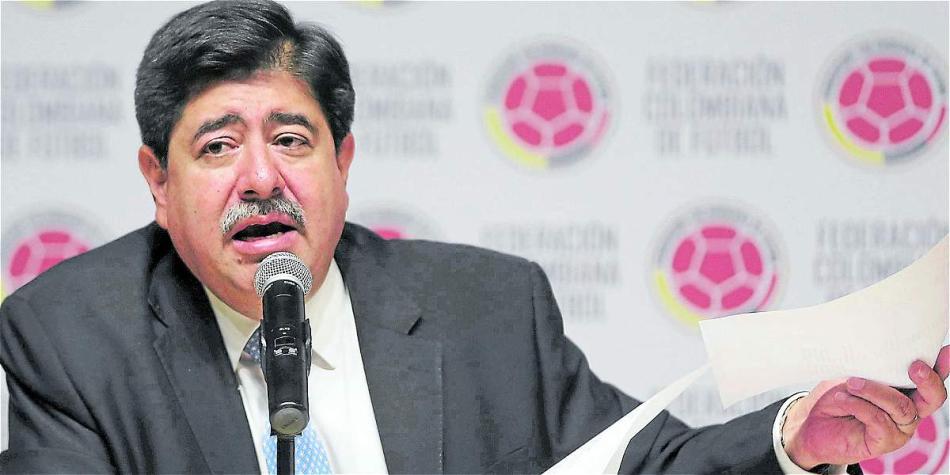 Luis Bedoya, expresidente de la Federación Colombiana de Fútbol.