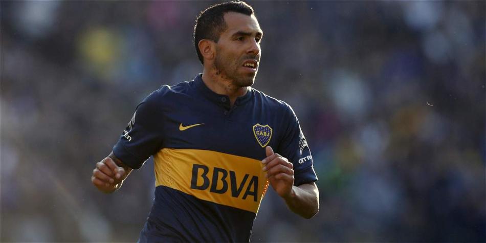 Carlos Tévez, figura en Boca Juniors.