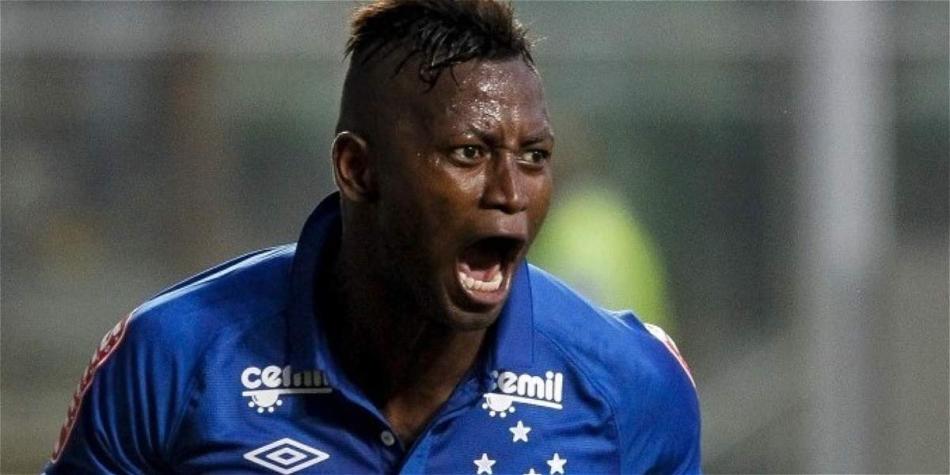 Duvier Riascos ha jugado en Vasco da Gama y Cruzeiro en el fútbol Brasileño.
