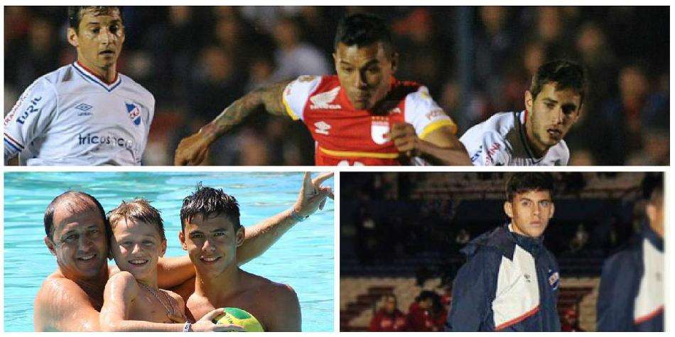 Javier Carballo y su hijo Felipe, jugador de Nacional.