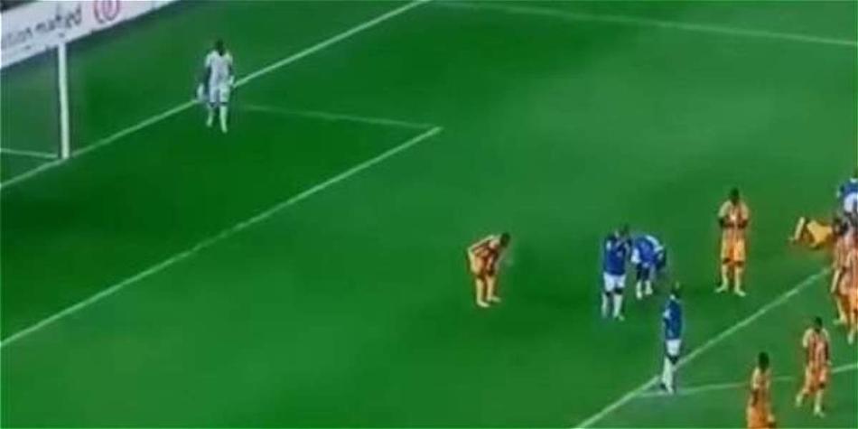 Partido en el que hicieron 'el escorpión'.