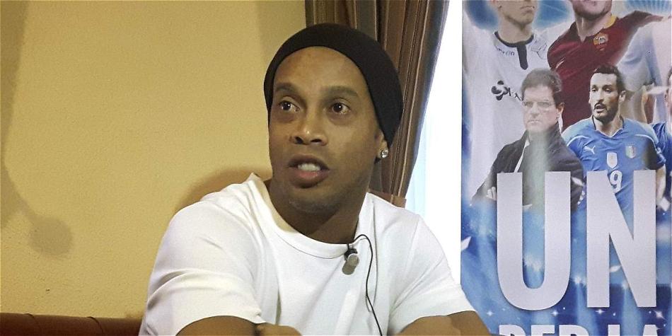 Ronaldinho, exjugador de la selección de Brasil.