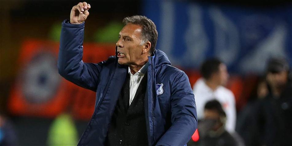 Miguel Ángel Russo, entrenador de Millonarios.