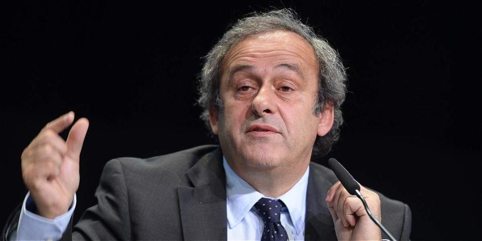 El presidente de la UEFA, el francés Michel Platini.