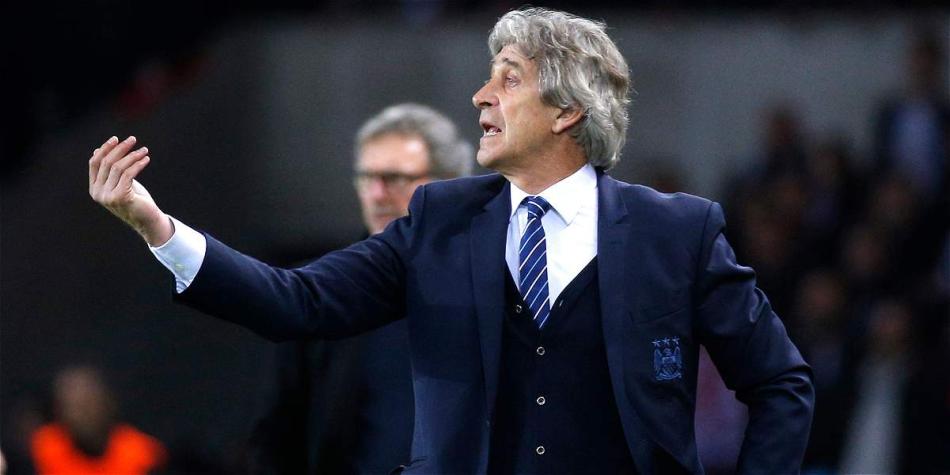 Manuel Pellegrini, entrenador del Manchester City.