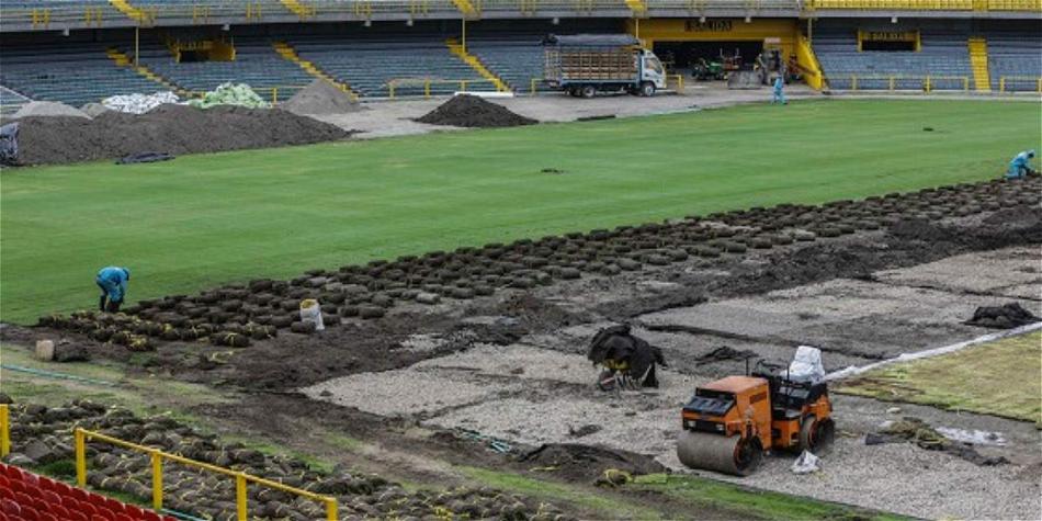 El Campín sigue en su proceso de remodelación.