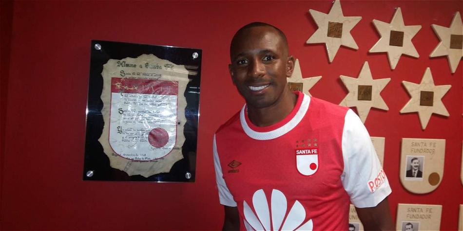 Juan David Valencia, nuevo jugador de Santa Fe.