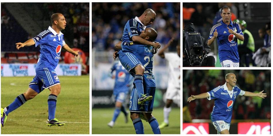 Máyer Candelo marcó 31 goles con la camiseta de Millonarios.