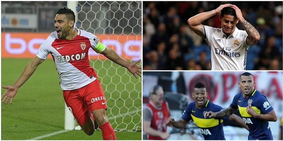 Falcao García (izq.) fue el que más se destacó el fin de semana.