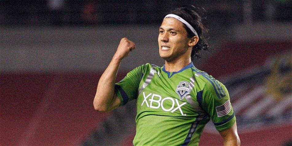 Fredy Montero, cuando jugó para el Seattle Sounders.