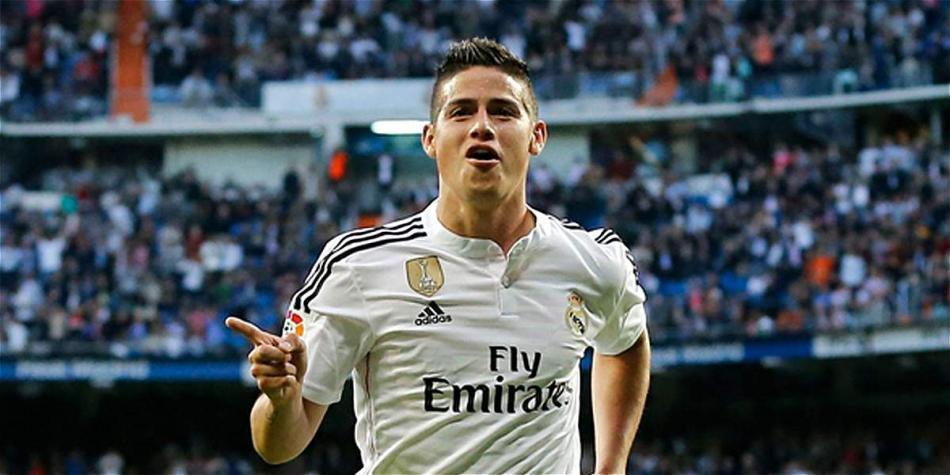 James Rodríguez fue una de las figuras de Real Madrid en la temporada 2014-2015.