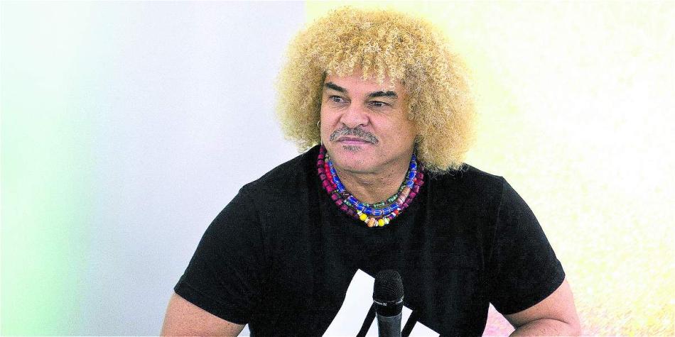 Carlos 'El Pibe' Valderrama, excapitán de la Selección Colombia.