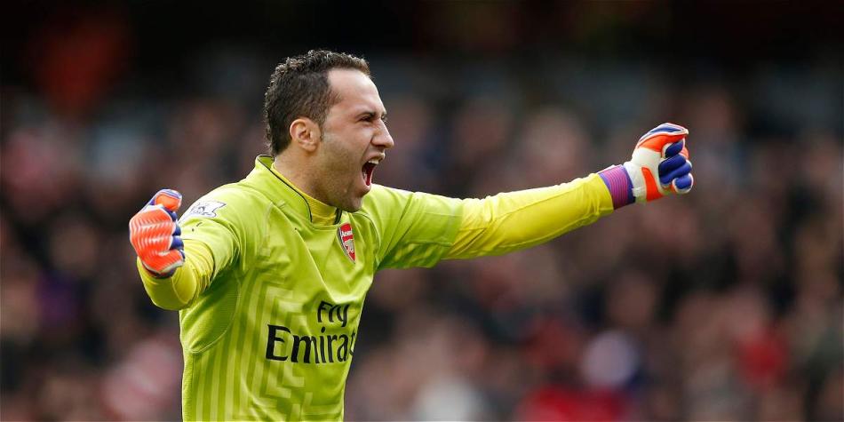 David Ospina, arquero colombiano de Arsenal.