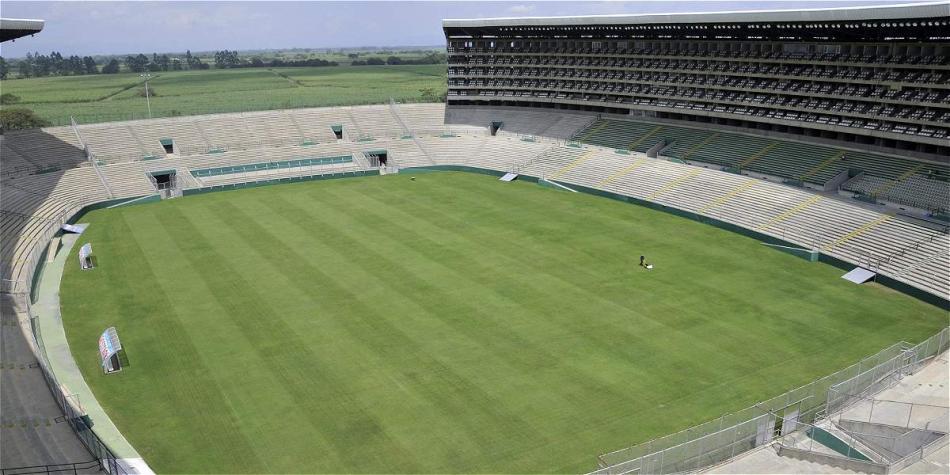 El estadio Palmaseca está ublicado en Palmira, Valle del Cauca.