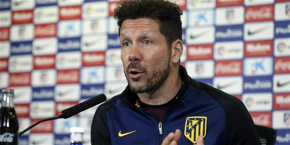 Diego Simeone, entrenador del Atlético.