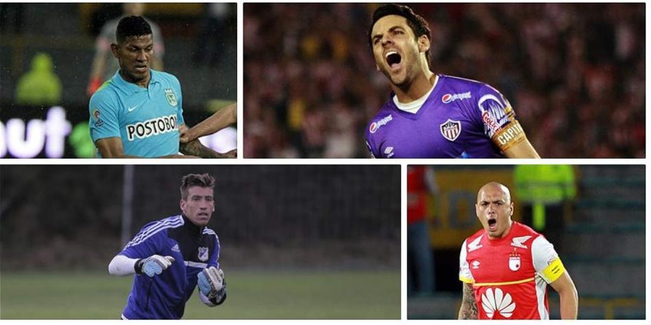 Álex Mejía, Sebastián Viera, Nicolás Vikonis y Ómar Pérez, son algunos de los 'capos' del fútbol colombiano.