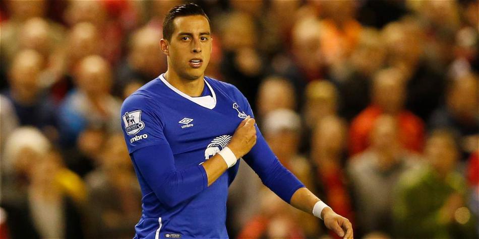 Ramiro Funes Mori, defesnor argentino en las filas del Everton, de Inglaterra.