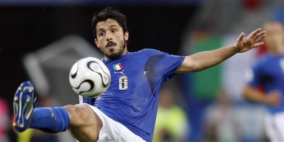Gattuso, durante su etapa como jugador.