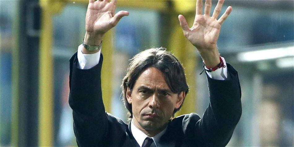 Inzaghi, como entrenador del AC Milan