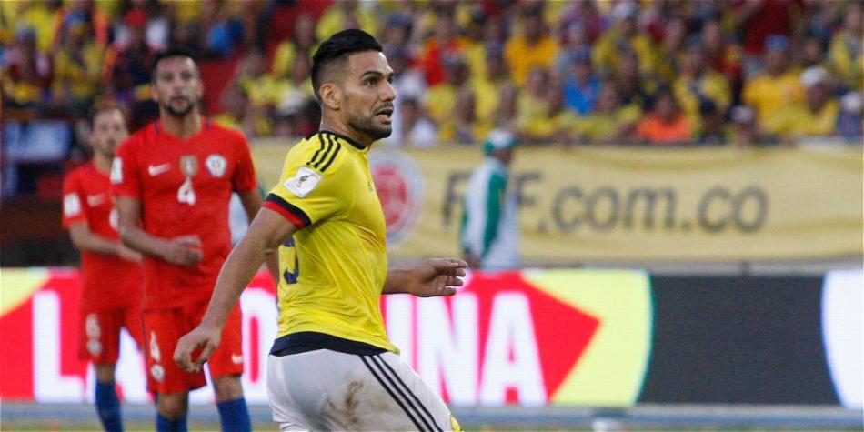 Falcao jugó 45 minutos en el partido contra Chile.
