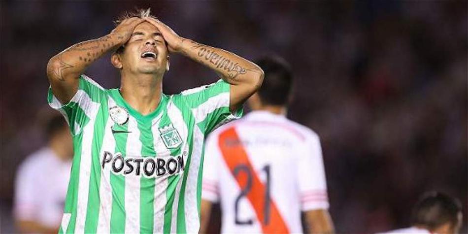 Edwin Cardona lamentó la derrota de Nacional en la final de la Copa Suramericana.