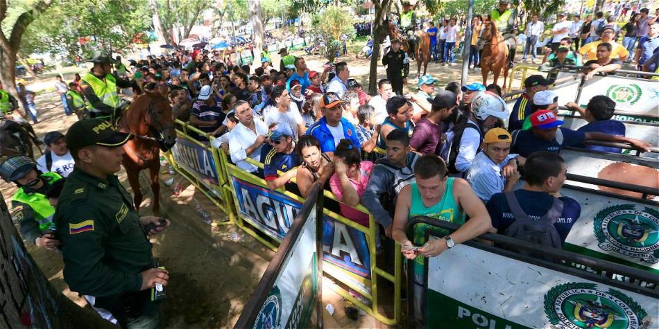 Así fue el panorama en Barranquilla en las cercanías a los expendios de las boletas para el juego Colombia vs. Argentina.