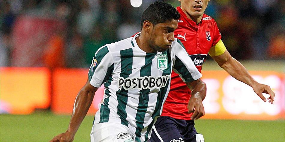 Luis Carlos Ruiz, delantero de Atlético Nacional.