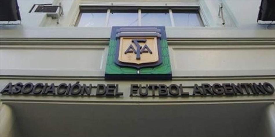 Fachada de la AFA, en Buenos Aires.