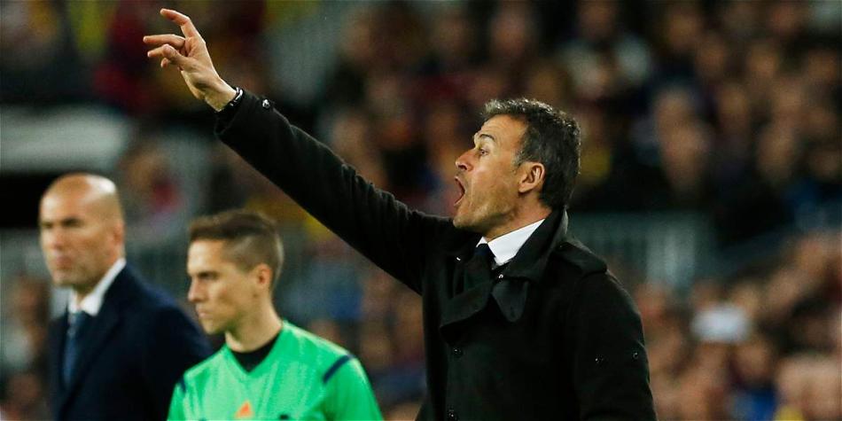 Luis Enrique, entrenador del Barcelona.