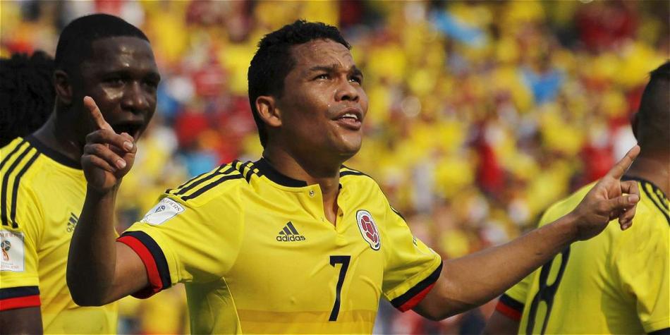 Carlos Bacca, delantero del Milan y de la Selección Colombia.