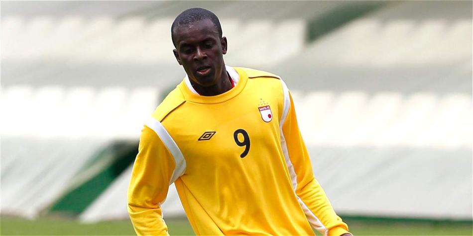 Danilo Moreno Asprilla, delantero colombiano que milita en el Litex Lovech, de la Liga de Bulgaria.