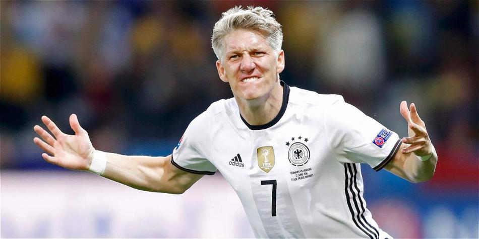 Bastian Schweinsteiger, centrocampista alemán.